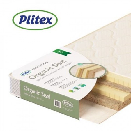 Детский матрас Plitex Organic Sisal 139х70х10 см (ОРГ-18/3) А25